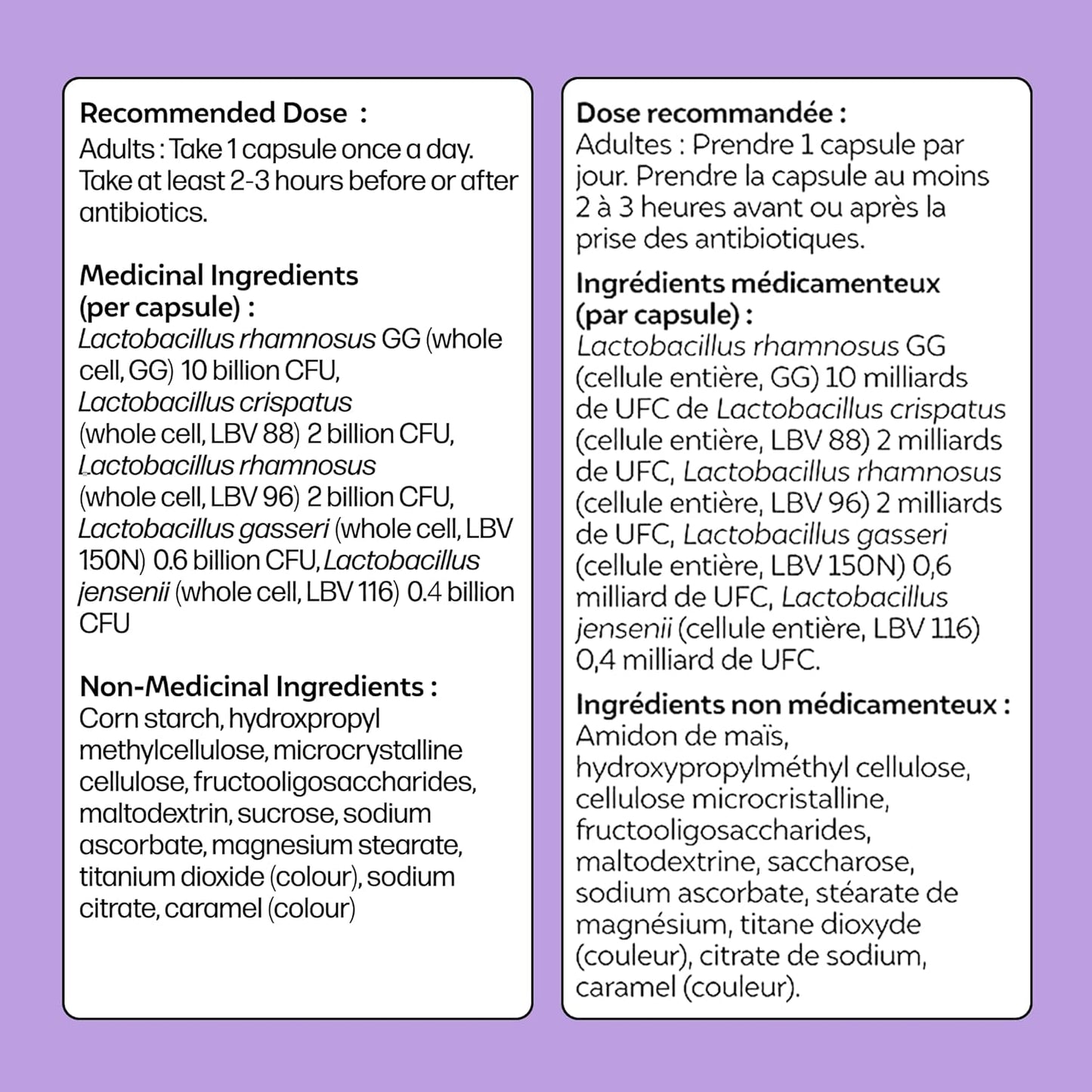 Probiotics, Women’S Healthy Balance, 30 Capsules, 5 Clinically Proven Probiotic Strains to Support Digestive, Immune & Vaginal Health*