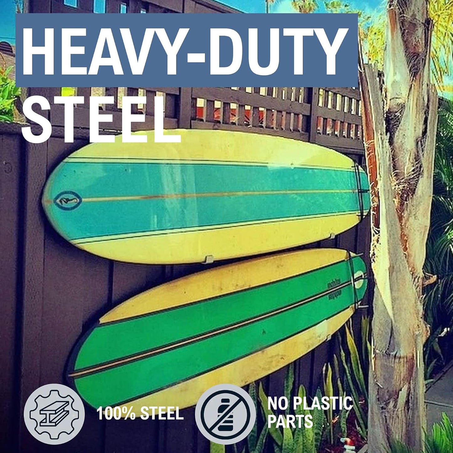 Naked Surf, the Original Minimalist Surfboard Wall Rack, Display Mount