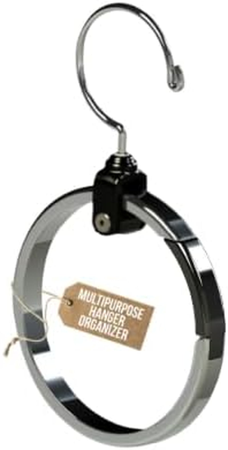 Multipurpose Closet Hangers- Tie and Belt Hanger for Closet- Great Space Saving Belt Organizer for Wardrobe - Ideal for Storing Belts, Ties, Scarfs, Baseball Hats, Purses & More- 1 Pack