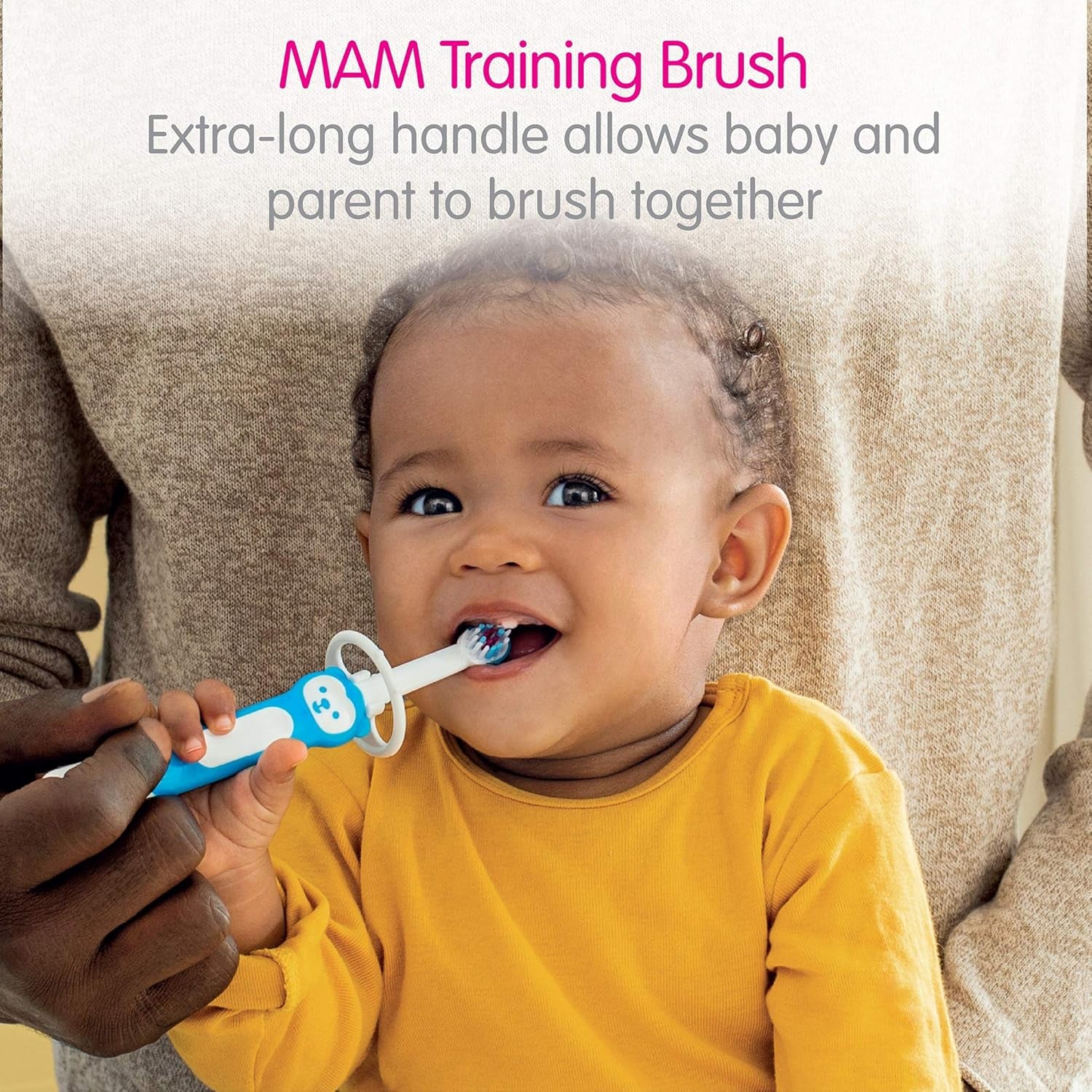 Learn to Brush Set (1 Baby'S Brush Toothbrush, 1 Training Brush, 1 Safety Shield), Baby Toothbrushes with Brushy the Bear, Interactive App, for Girls 5+ Months, Pink