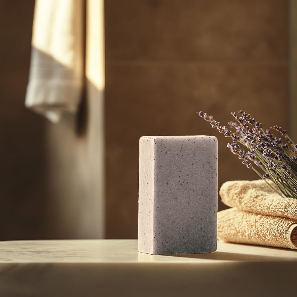 Vegan Natural Bar Soap, Handmade Soap with Premium Essential Oils, Cold Pressed Face and Body for Men Women 3 Pack, (4 Oz, Bars) (Lavender)