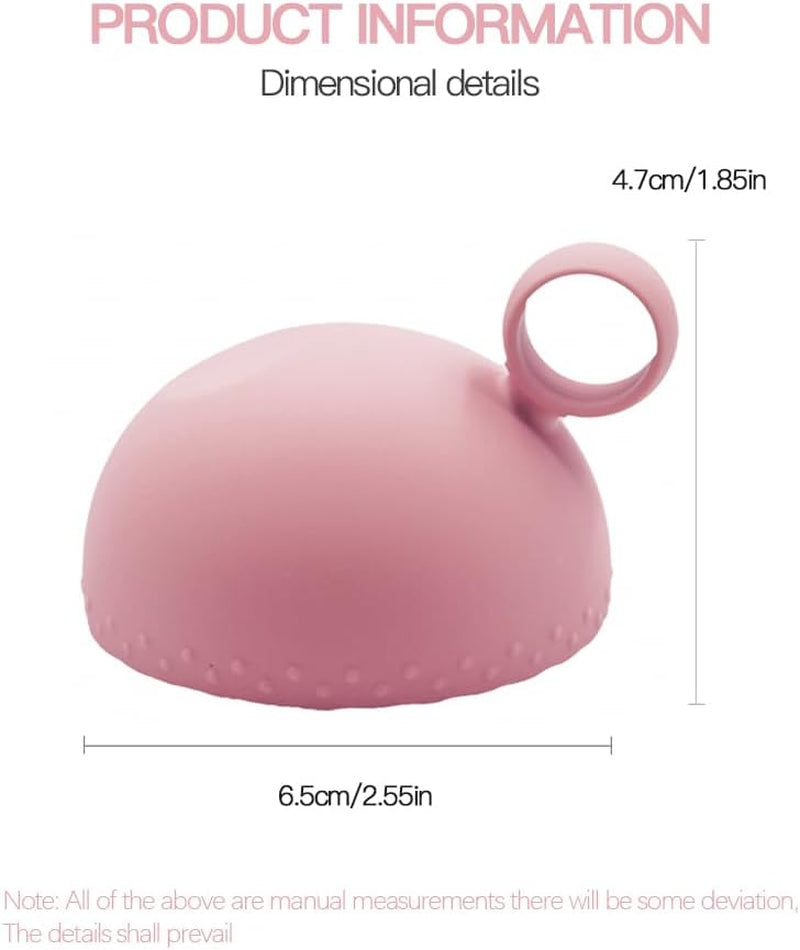 Silicone Makeup Brush Cleaner, Brush Scrubber Bowl, Portable Washing Tool Cosmetic Brush Cleaner (Pink)