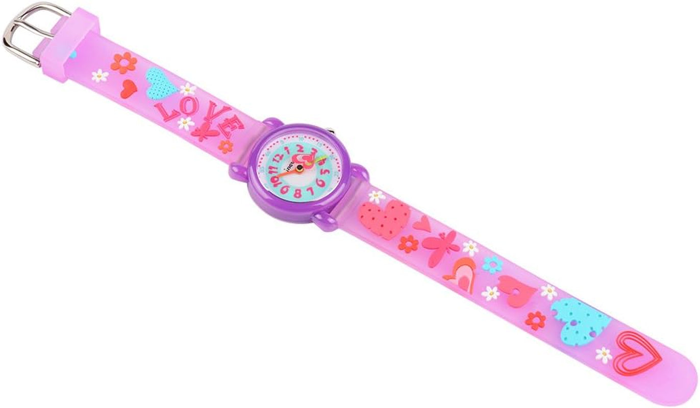 Kids Watches Cute 3D Cartoon Waterproof Children Toddler Wrist Watch Time Teacher Birthday Gifts for 3-10 Year Boys Girls Little Child