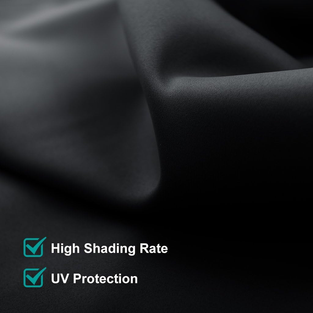 Pets Product Universal Birdcage Cover Blackout & Breathable Birdcage Cover for Pets' Good Night, Large, Black, 35 L X 25 W X 47 in H