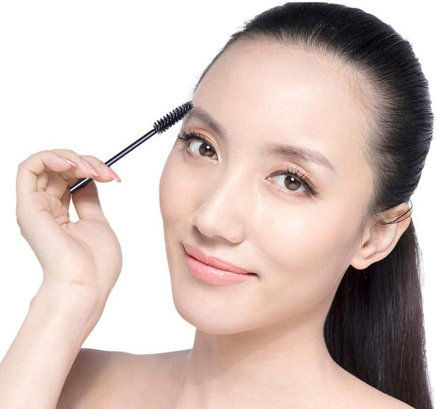 100 Pcs Disposable Eyelash Brush Spoolies Brush Mascara Applicator Lash Wand Lashes Brush Eyebrow Spooly for Extension