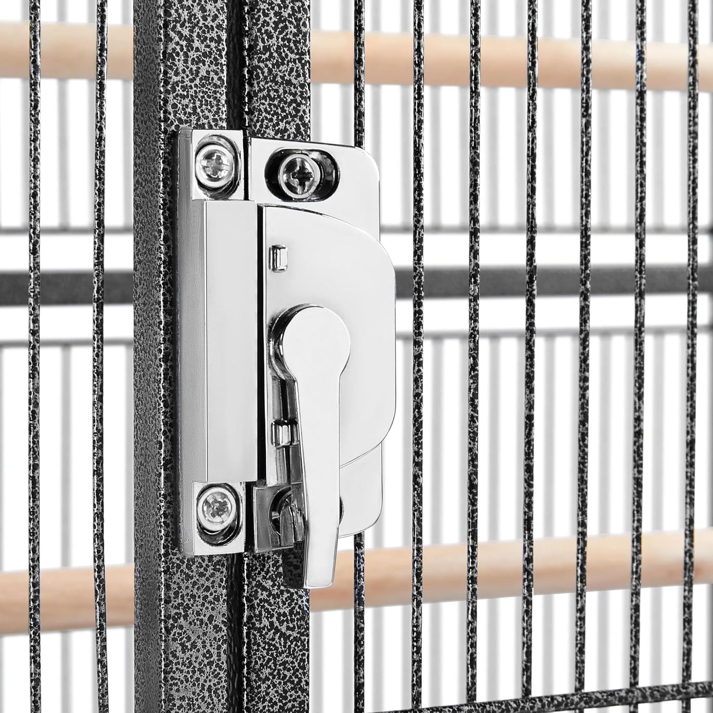 54-Inch Wrought Iron Standing Large Parrot Parakeet Flight Bird Cage for Small Parrot Cockatiel Sun Parakeet Green Cheek Conure Lovebird Budgie Finch Canary Bird Cage with Stand