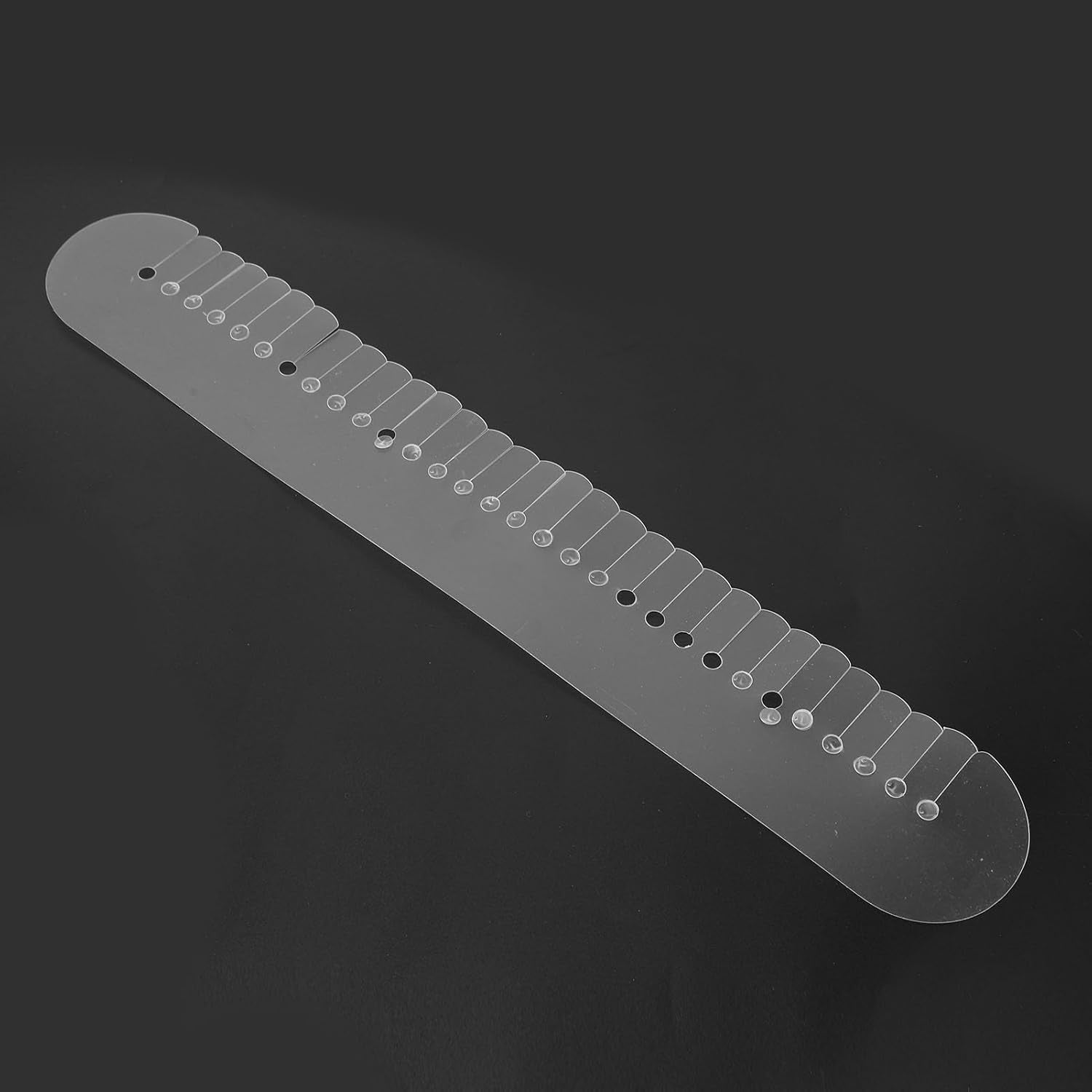 10-Piece Extensions Scalp Protector Heat Shield Template for Bonding Extensions Long Strip Spacer Shield with Multiple Holes Professional Heat Insulation Tool