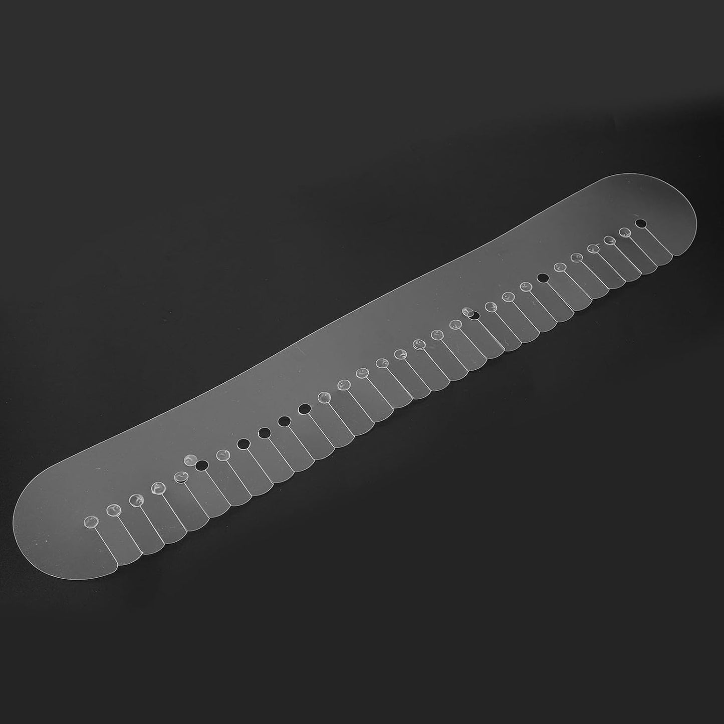 10-Piece Extensions Scalp Protector Heat Shield Template for Bonding Extensions Long Strip Spacer Shield with Multiple Holes Professional Heat Insulation Tool