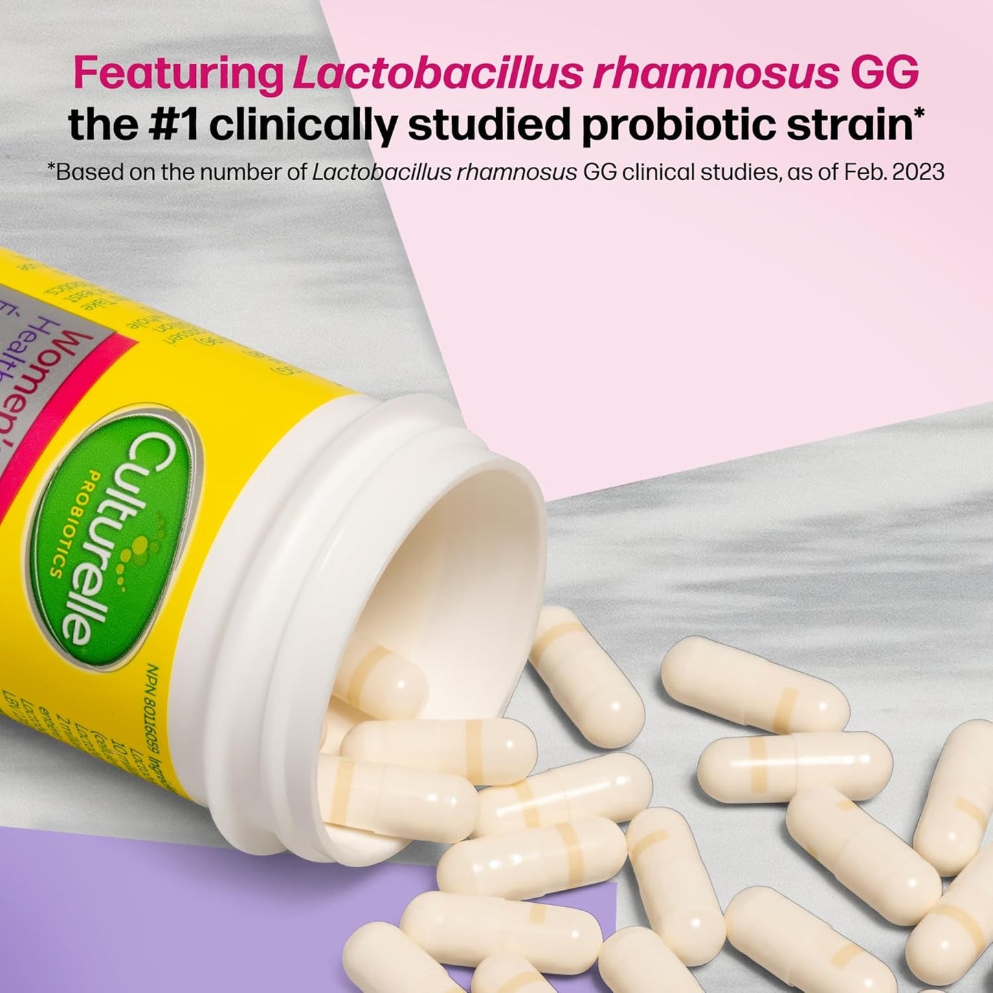 Probiotics, Women’S Healthy Balance, 30 Capsules, 5 Clinically Proven Probiotic Strains to Support Digestive, Immune & Vaginal Health*