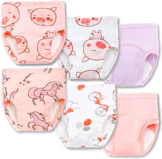 Girls Potty Training Underwear - Toddler Training Pants 4T-5T - Panties for Toddler Girls
