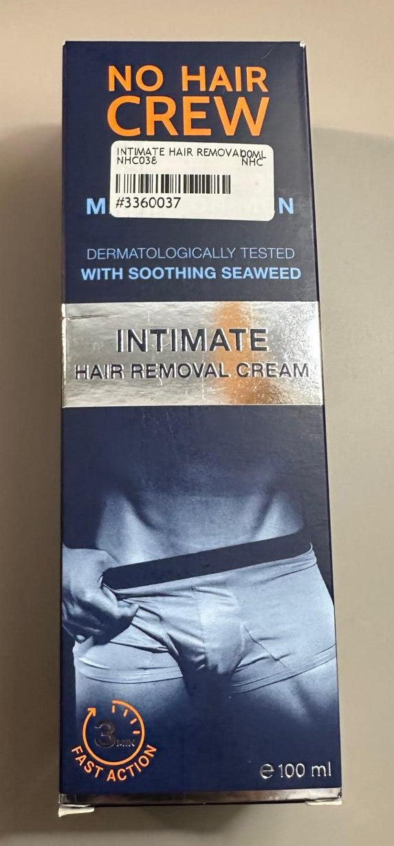 Intimate Hair Removal Cream - 100 ml No Hair Crew