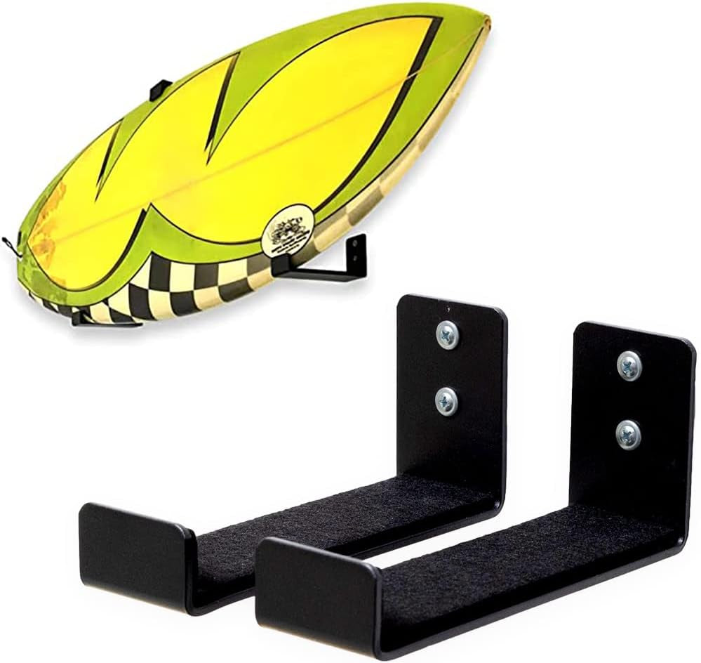 Naked Surf, the Original Minimalist Surfboard Wall Rack, Display Mount