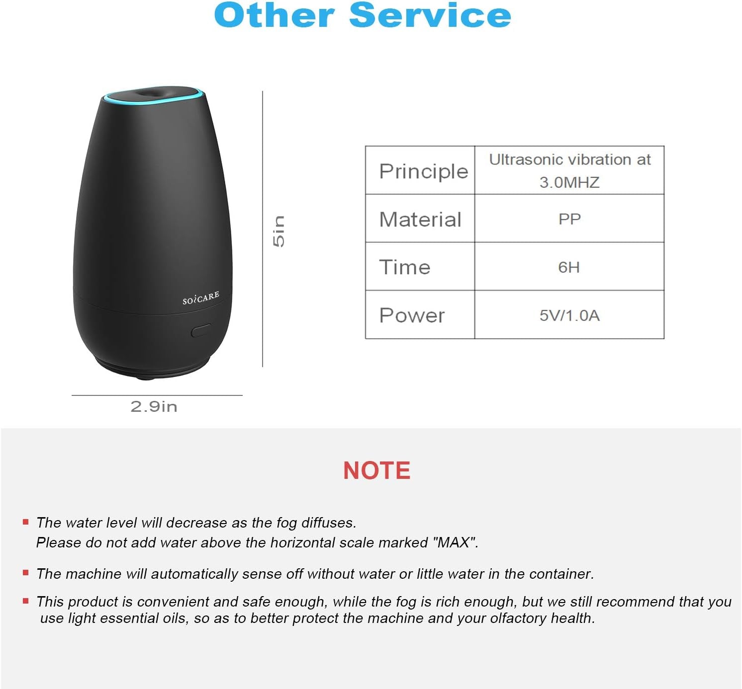 Car Diffuser (2Nd Generation), Small Portable Car Essential Oil Diffuser with Built-In USB Cable, Mini Aromatherapy Air Scent Humidifier Diffuser for Travel/Office/Home (Elegant Black)