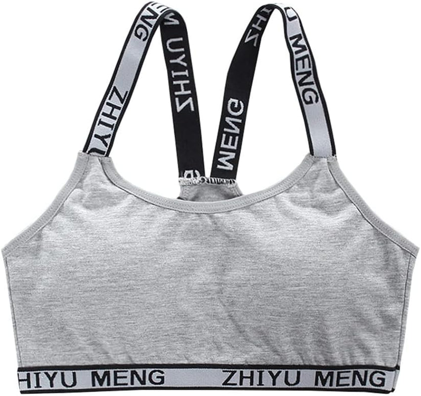 Girls’ Seamless Underwear Set - Training Bra and Matching Panties - Cotton Bralette Briefs Set Elastic (6 Piece), Type 1