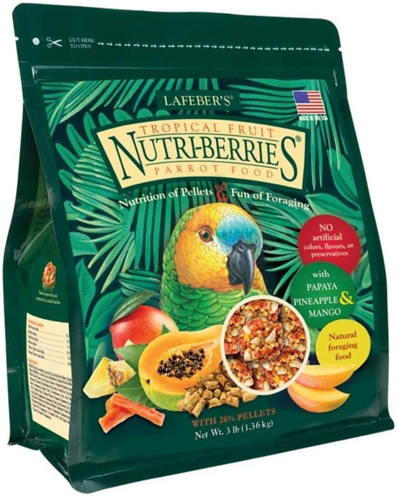 Lafeber?S Gourmet Tropical Fruit Nutri-Berries for Parrots 3 Lb. Bag