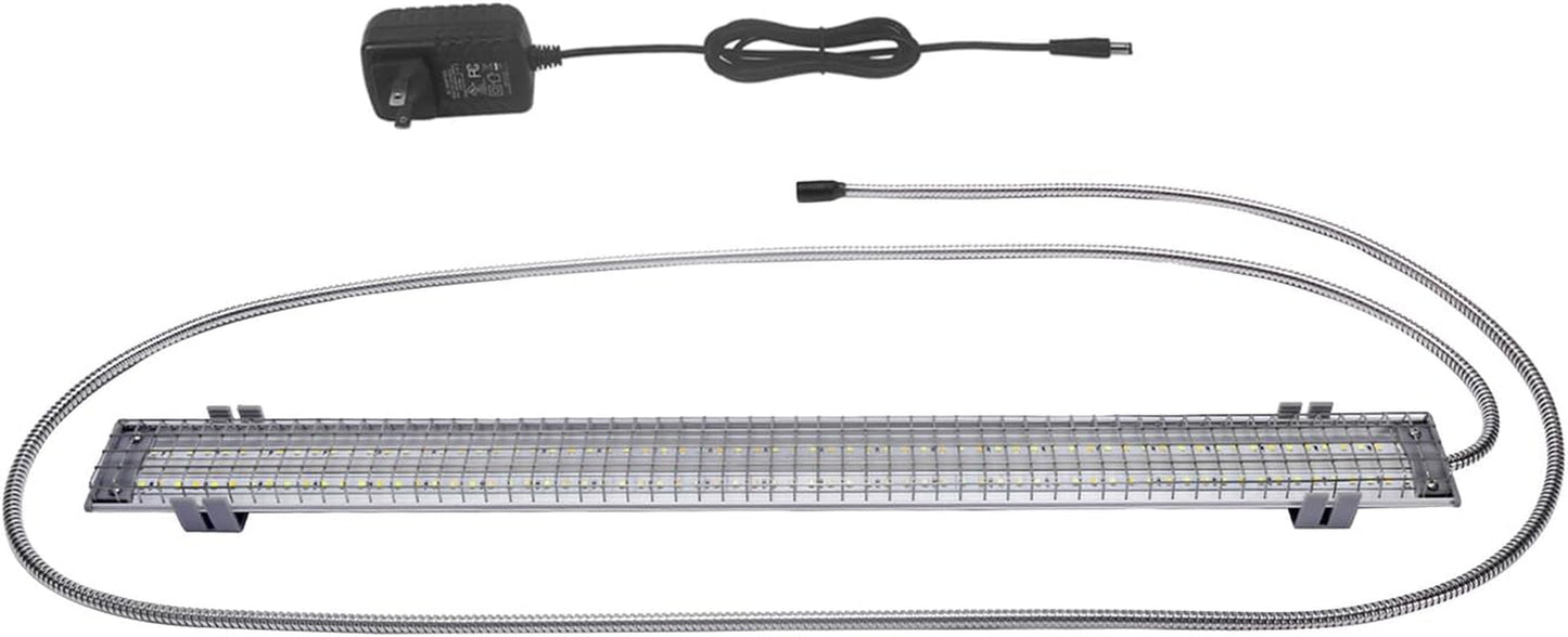 - Bird Cage Light for Soft Bill & Hook Bill Birds- Full Spectrum LED Pet Lamp (24" Hookbill Light)