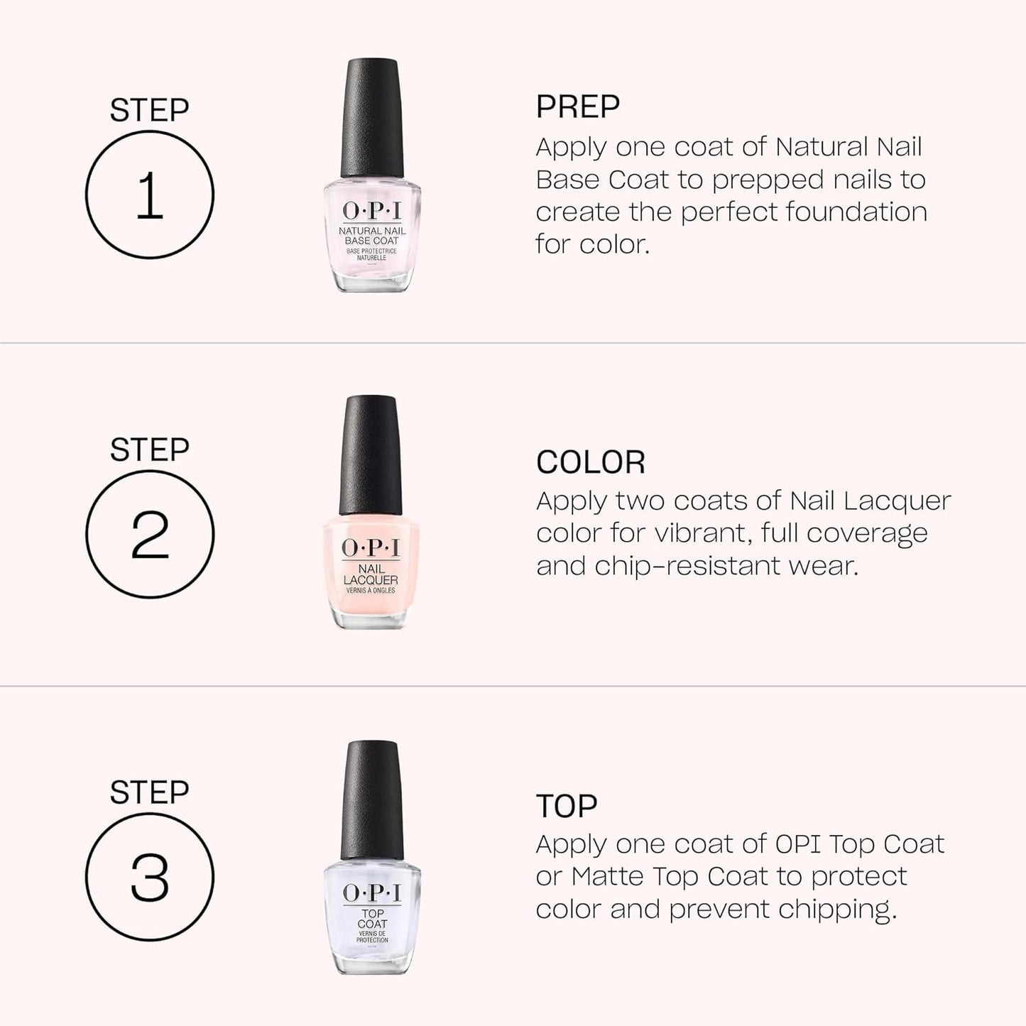 OPI Nail Lacquer Nail Polish | Opaque Dark Nude Crème | Chip Resistant | Fast Drying, No Streaks