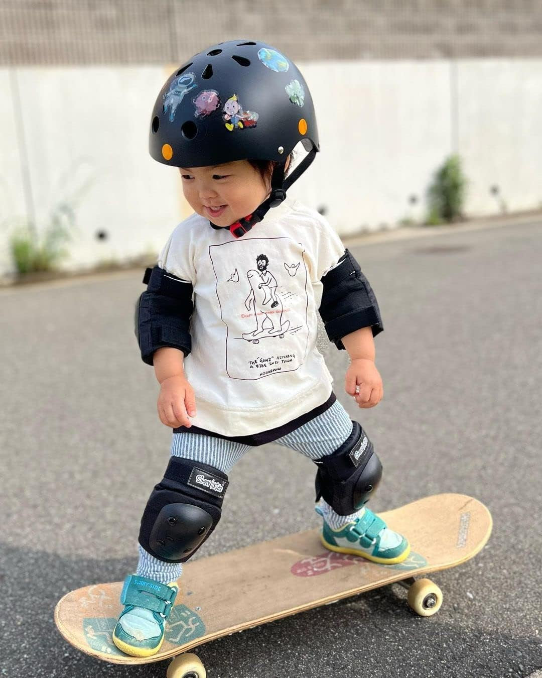Kids Bike Helmet with DIY Stickers for Toddler Boys Girls I CPSC & CE Certified for Skateboard Roller-Skating Bicycle Scooter I Baby Infant Youth Child Ages 3-5 5-8 8-11 Year Old